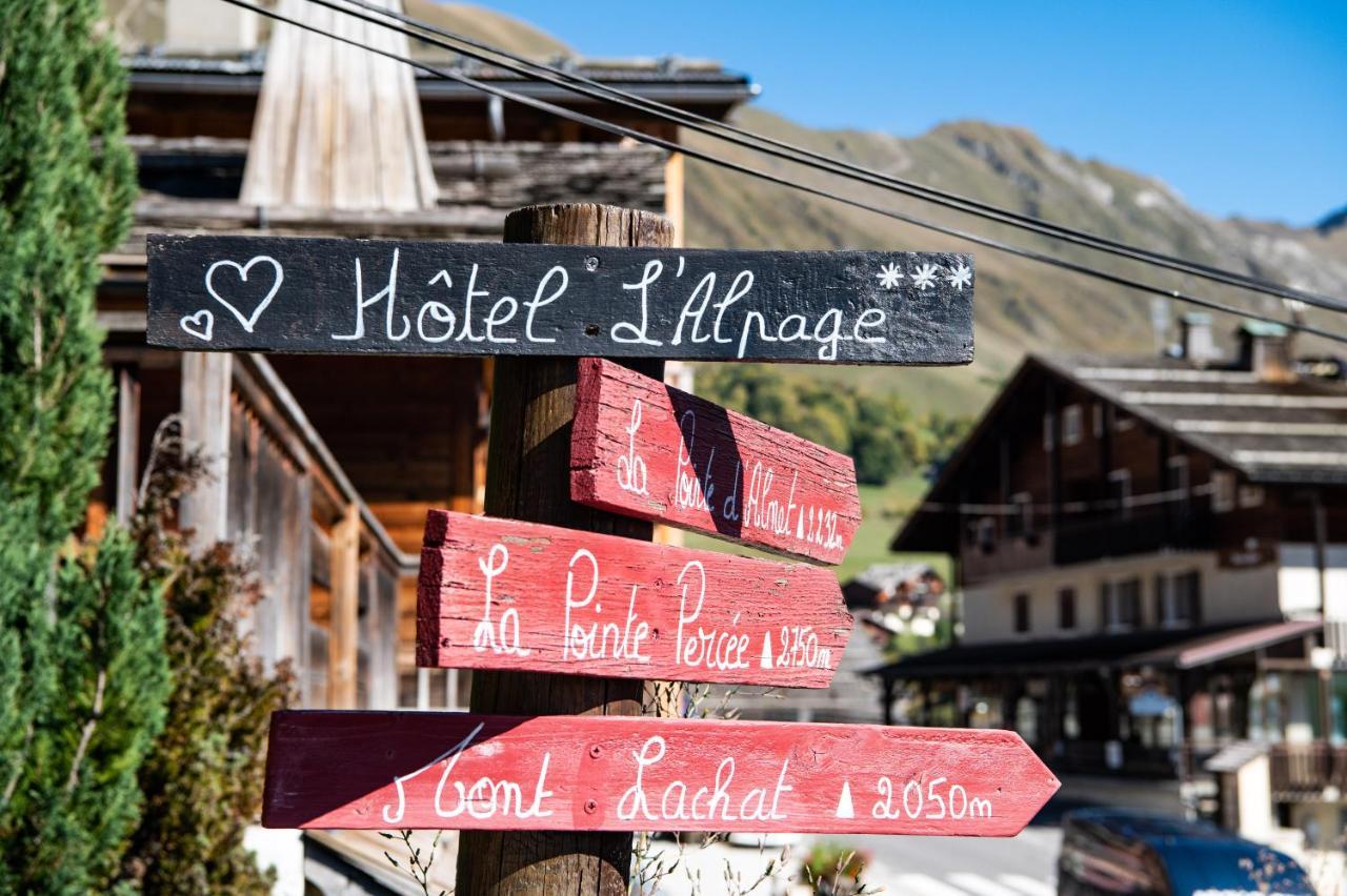 L'Alpage Hotell Le Grand-Bornand Exteriör bild