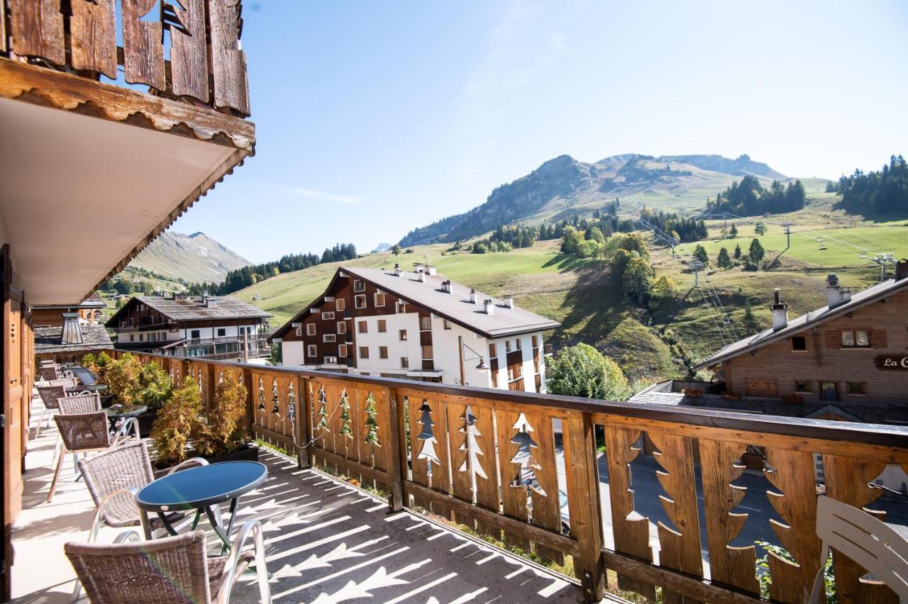 L'Alpage Hotell Le Grand-Bornand Exteriör bild