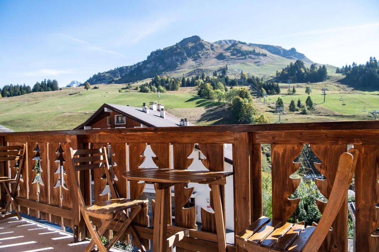 L'Alpage Hotell Le Grand-Bornand Exteriör bild