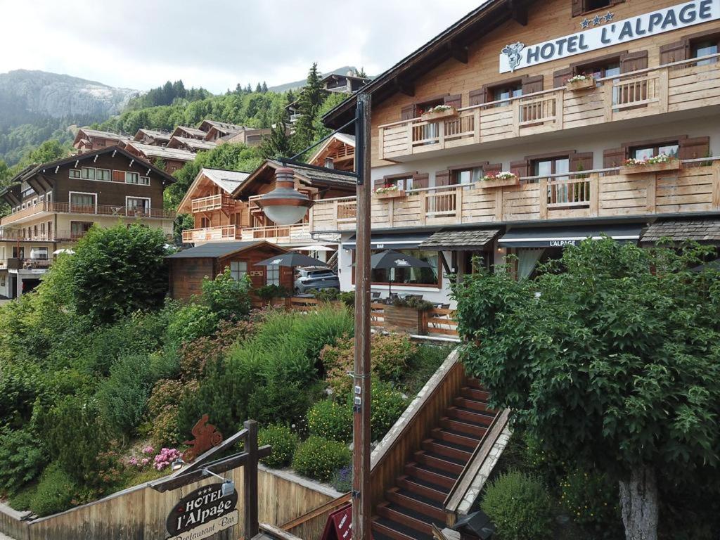L'Alpage Hotell Le Grand-Bornand Exteriör bild