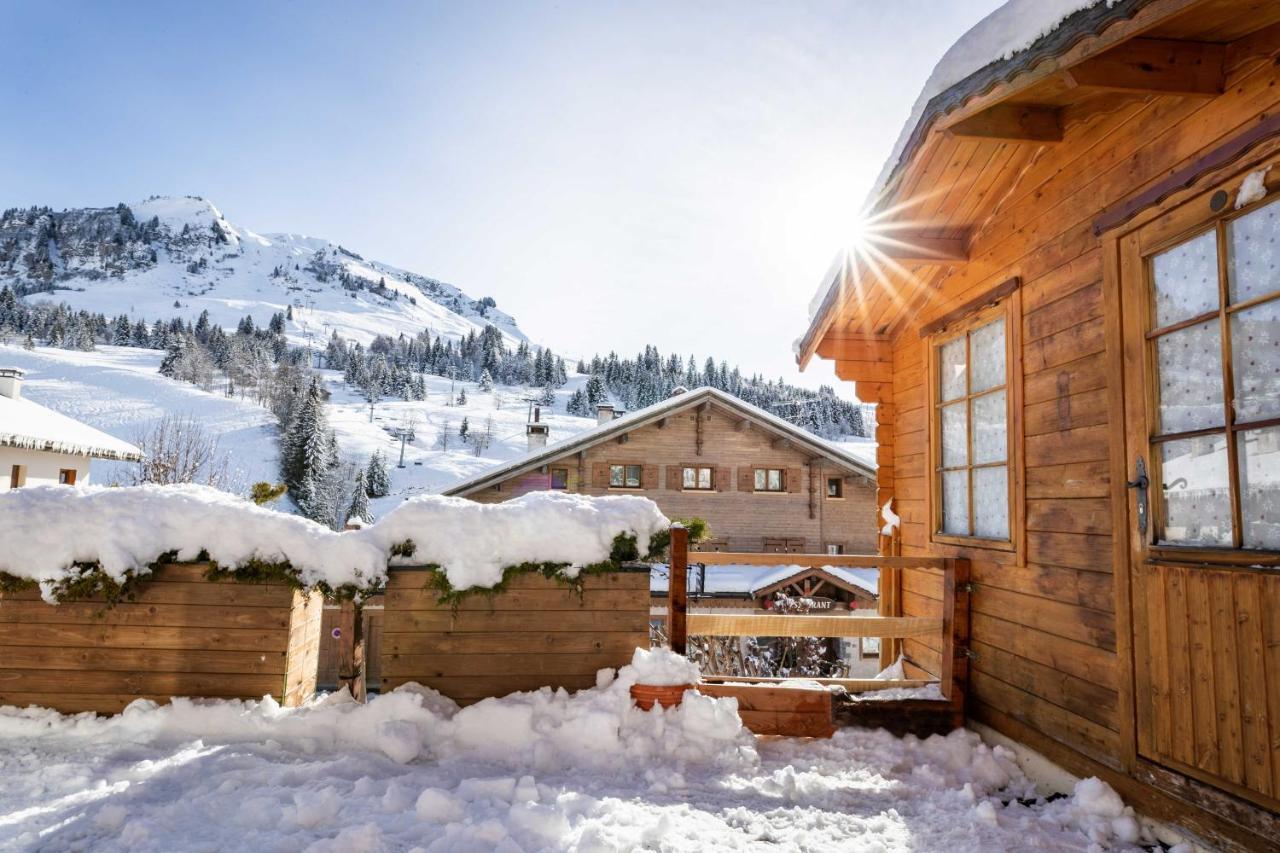 L'Alpage Hotell Le Grand-Bornand Exteriör bild